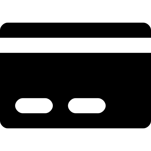 Credit card education pay debit card icon