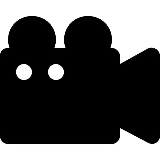 Video camera electronics film video camera icon