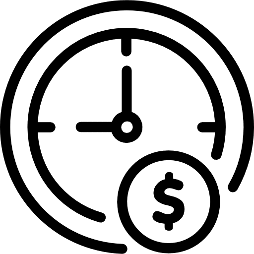 Time business time and date clock icon