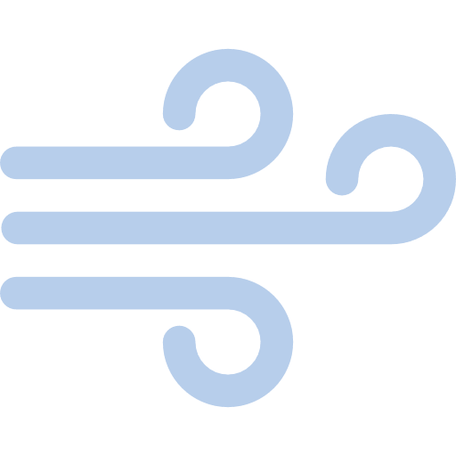 Wind elements atmospheric meteorology icon