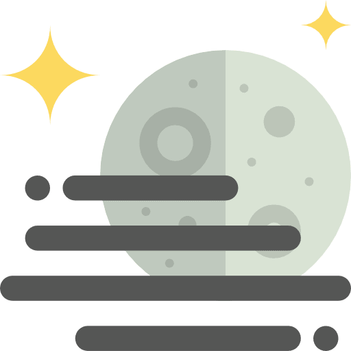 Foggy night foggy night meteorology weather icon