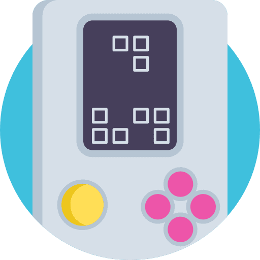 Tetris video game arcade gaming icon