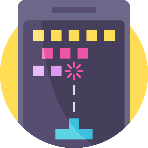 Mobile game communications technology mobile phone icon