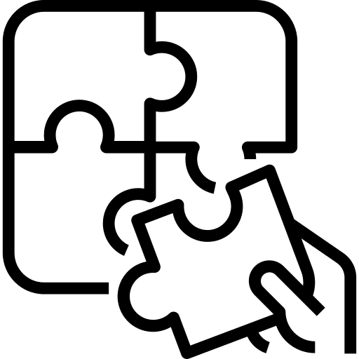 Jigsaw games jigsaw puzzle pieces icon