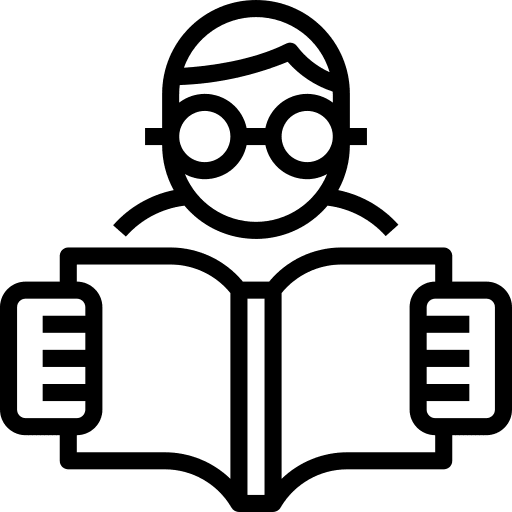 Learning library learning student icon