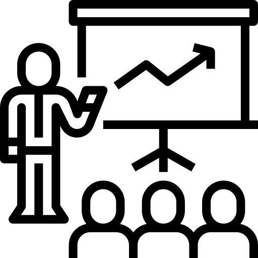 Work training further education business icon