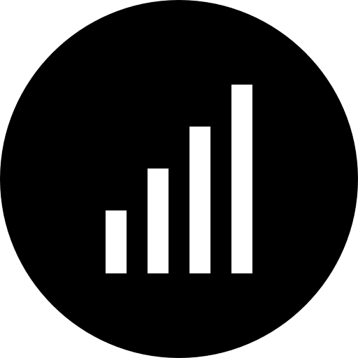 Bars graphics graphic statistics business and finance icon