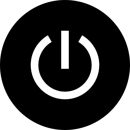 Power button energy power button shutdown icon