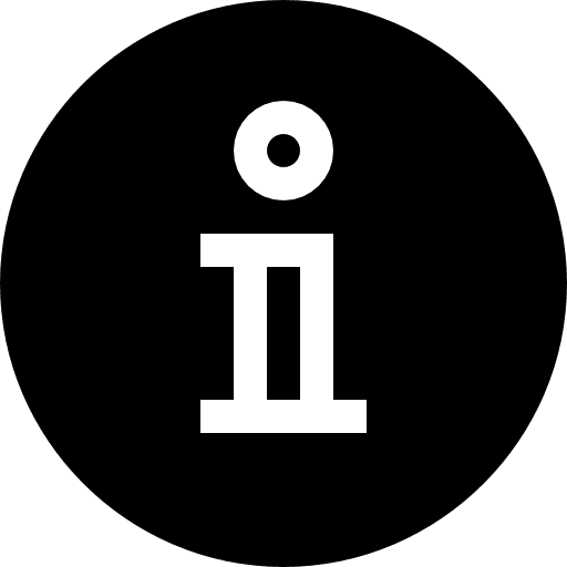 Information signs customer service shapes and symbols icon