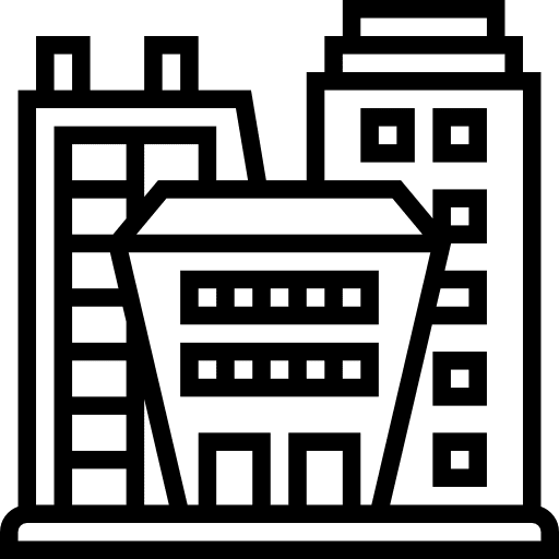 Company manufacturer architecture architecture and city icon