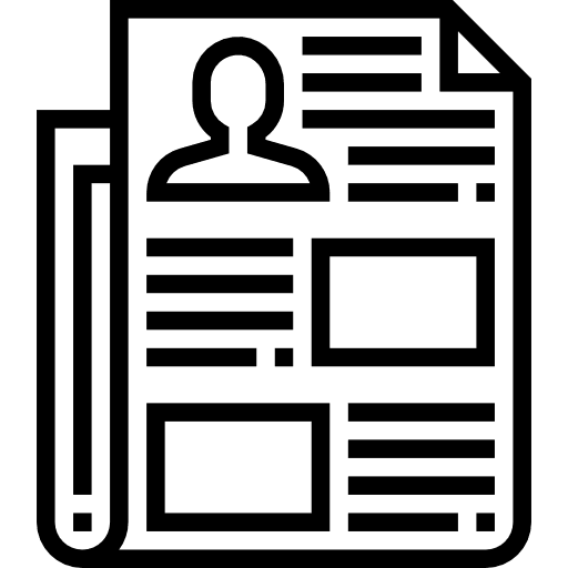 Portfolio resume portfolio application icon