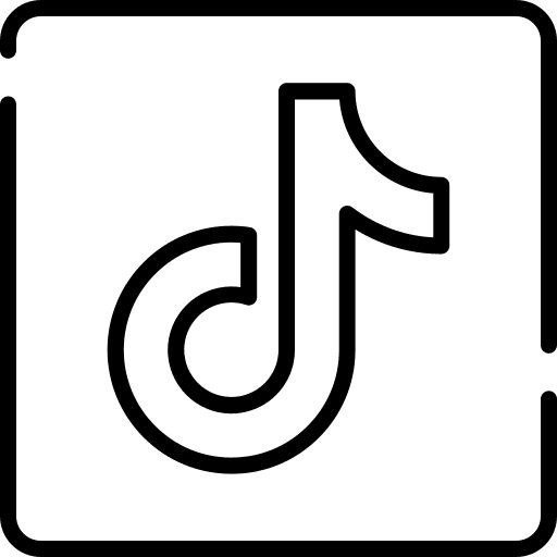 Tik tok tiktok brand logotype icon