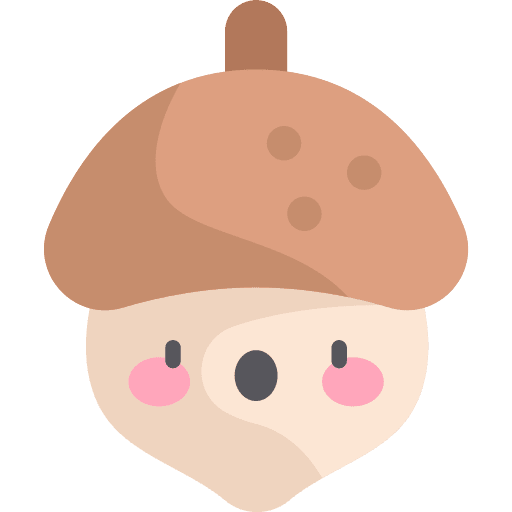 Acorn acorn nature healthy food icon