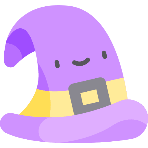 Magician hat game gaming face icon