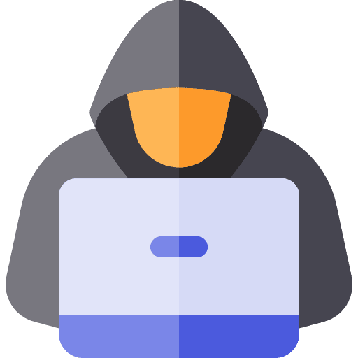 Hacker user hacker electronics icon