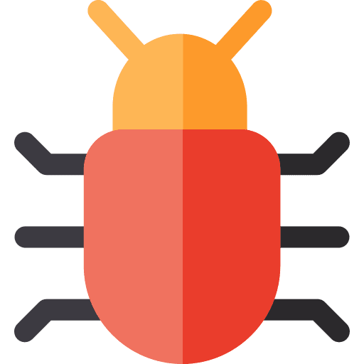 Malware animals bug computing icon