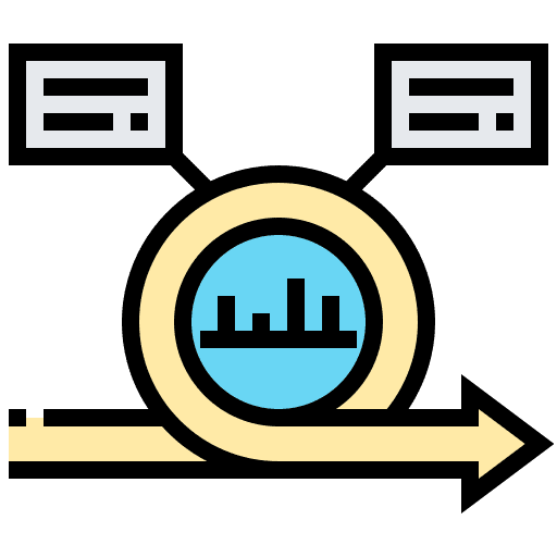 Inspection verification sprint bar chart icon