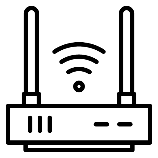 Modem wireless wifi router gateway icon