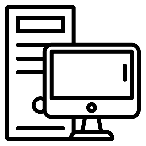 Personal computer personal computer desktop technology icon