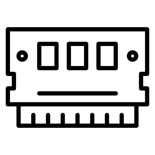 Ram memory memory ram memory electronic icon