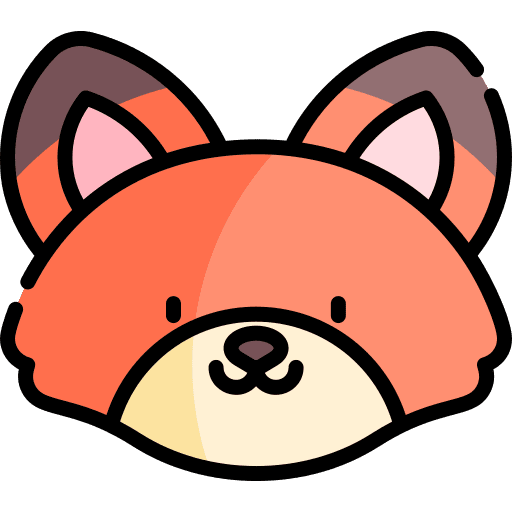 Fox animals wild mammal icon