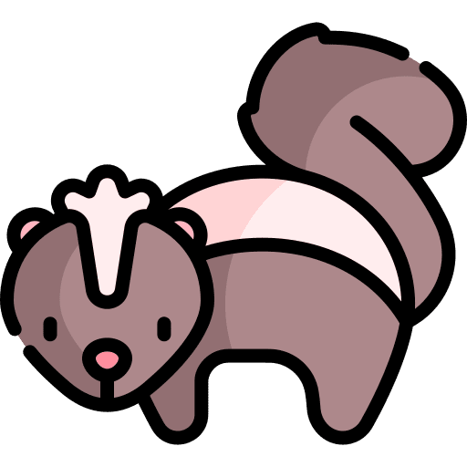 Skunk wildlife animals wild icon