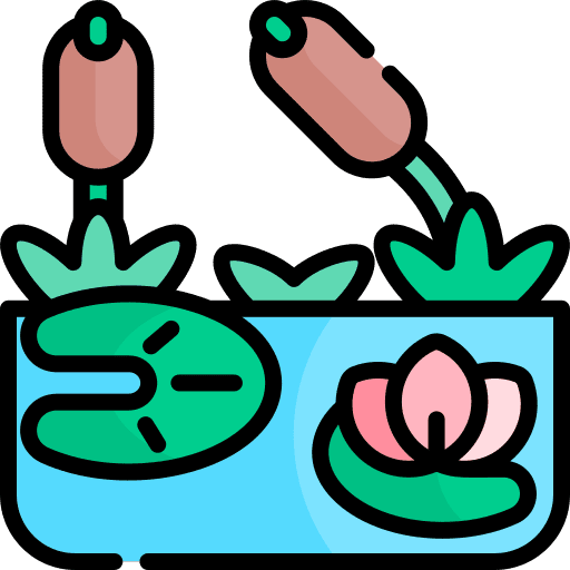 Swamp swamp plants river icon