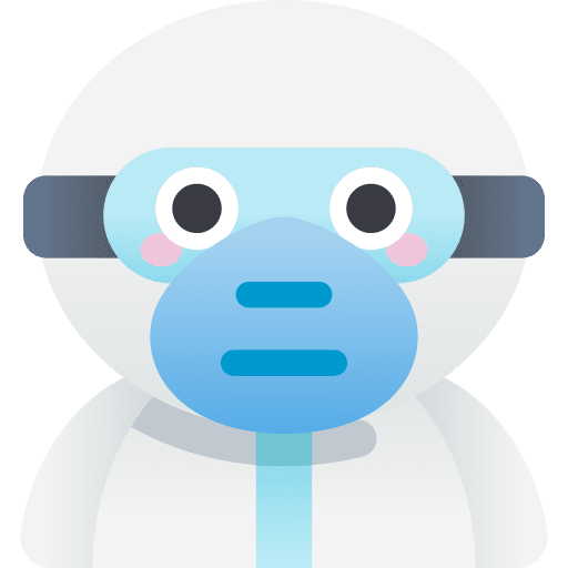 Doctor medical assistance professions and jobs gear icon