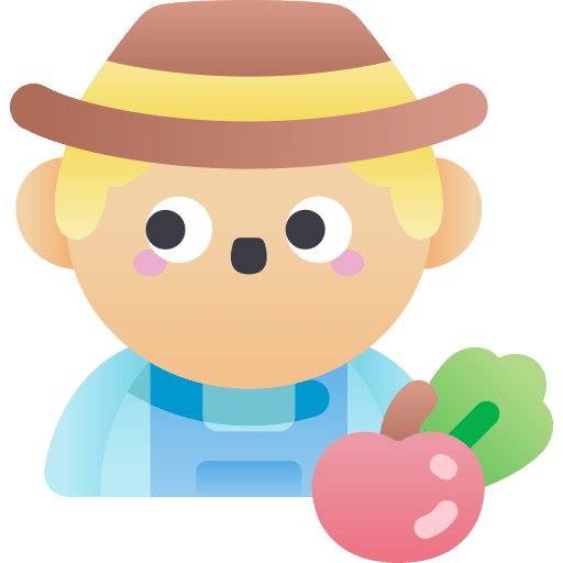 Farmer profile avatar professions and jobs icon