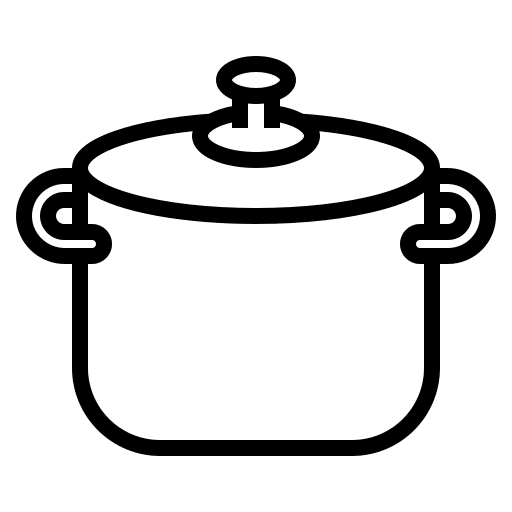 Pot cooking pot pot furniture and household icon