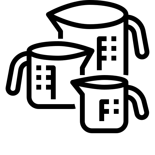 Cup measuring furniture and household measuring cup food and restaurant icon