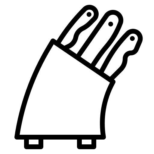 Knife block knife block cook knife icon