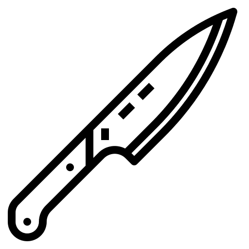 Knife knife restaurant furniture and household icon