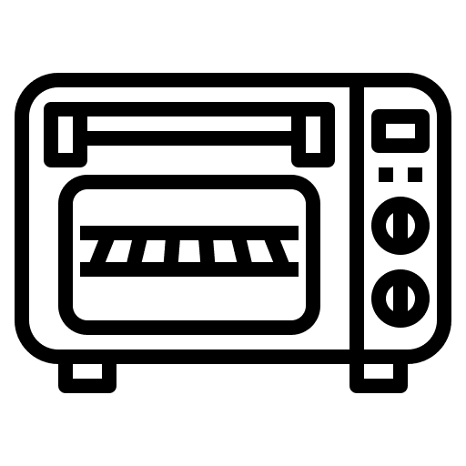Oven microwave oven cooking tools appliance icon