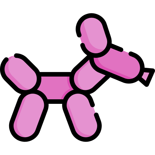Balloon dog balloon dog toy animal icon