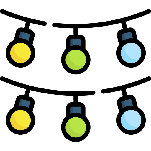 Garland garland light christmas icon