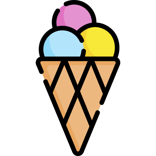 Waffle food and restaurant sweet dessert icon