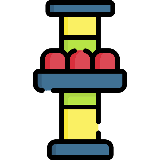 Drop tower leisure entertainment attraction icon