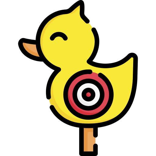 Duck shooting shoot duck shooting aim icon