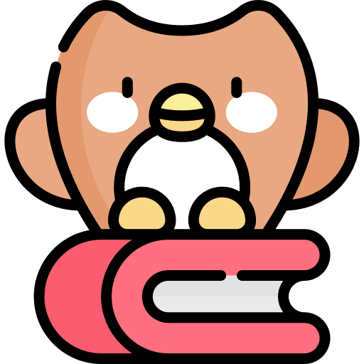 Owl bird animals education icon