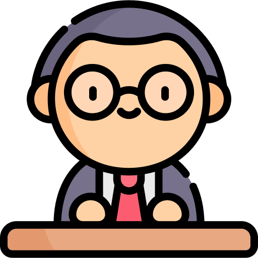 Principal professions and jobs teacher person icon