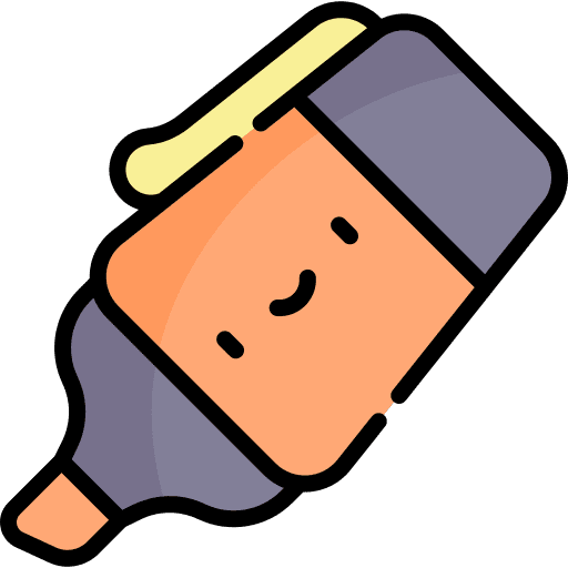 Marker permanent tools and utensils education icon