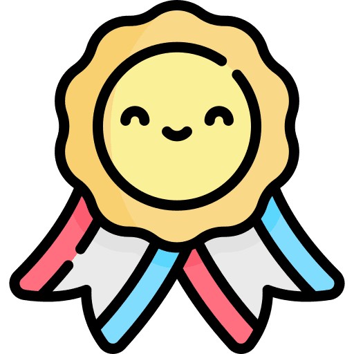 Medal sports and competition quality certificate icon