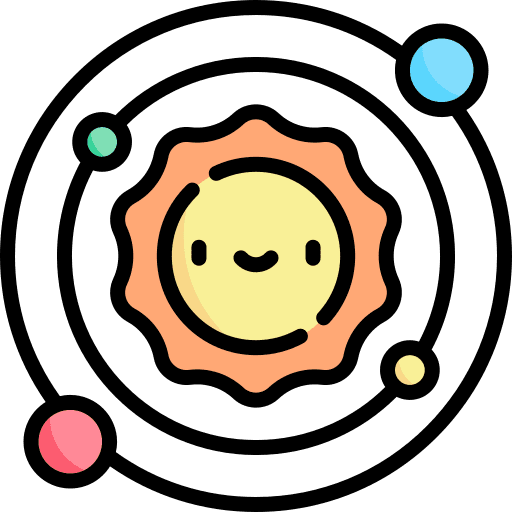 Solar system universe galaxy solar system icon