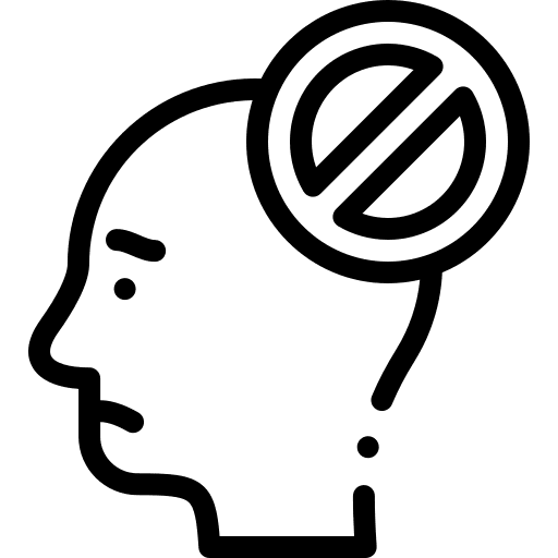 Brain brain stuck healthcare and medical icon