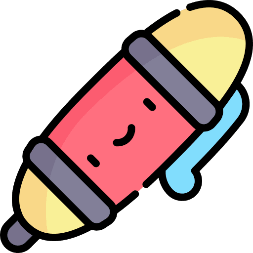 Pen school office stationery icon