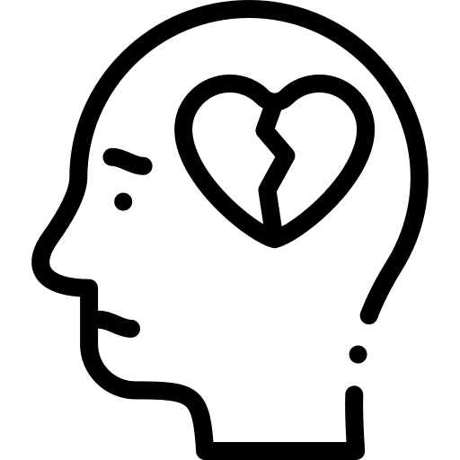 Depression raining mind depression icon