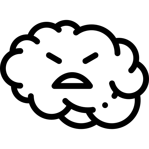 Human brain healthcare and medical human body human brain icon