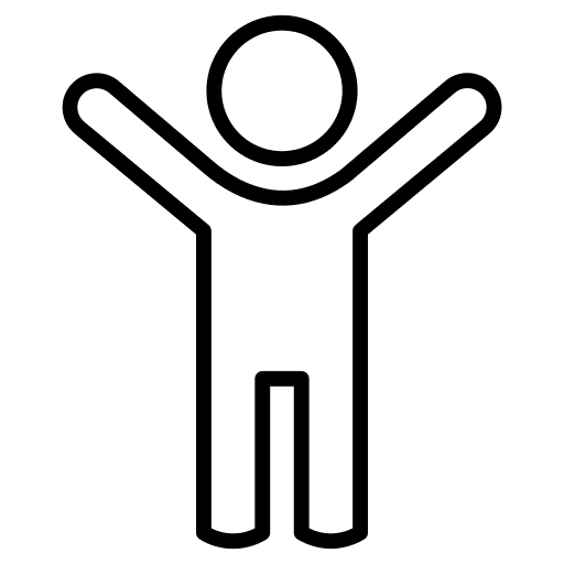 Man male excitement people icon