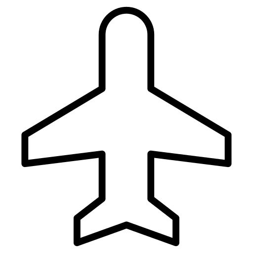 Aeroplane airplane transport aeroplane icon